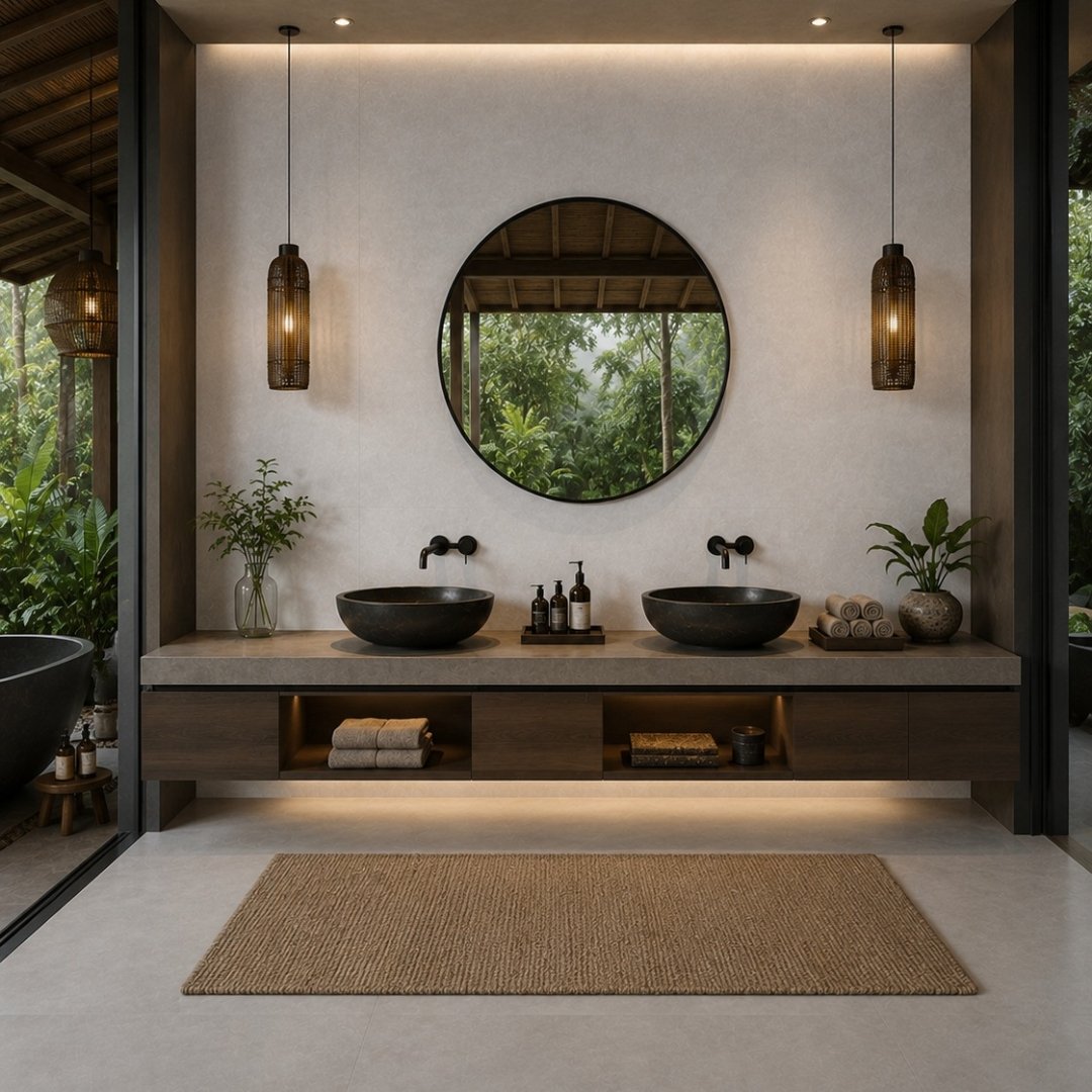 Al Artic Gray Plain Bathroom Tiles - My Home Studio